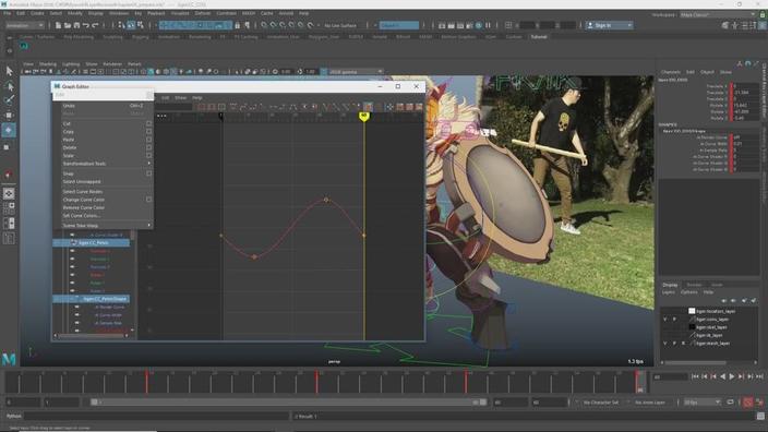 待機ポーズについての説明 Cgworld Online Tutorials