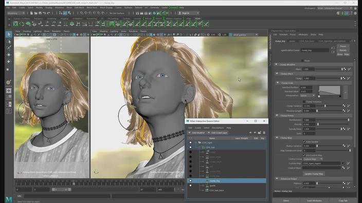 Maya Xgen 髪の毛2 Cgworld Online Tutorials