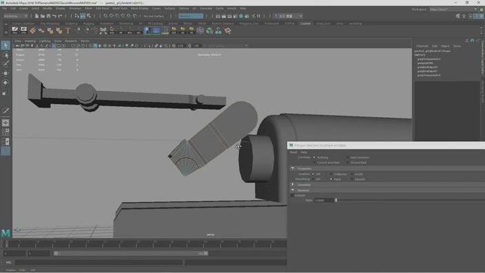 Maya ローポリモデルを流用してハイポリを作る 2 ブーリアンのユニークな使い方 Cgworld Online Tutorials